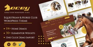 Jocey - Equestrian & Riding Club WordPress Theme + RTL