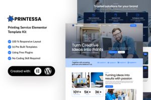 Printesa - Printing Services Elementor Template Kit