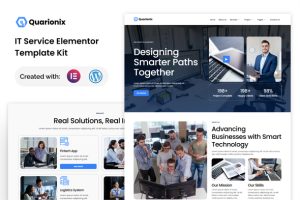 Quarionix - IT Service Elementor Template Kit