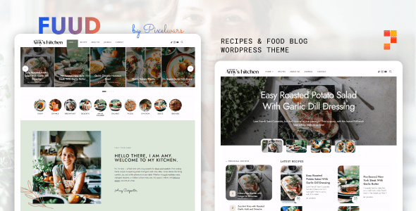 Fuud - Food Blog & Recipes WordPress Theme