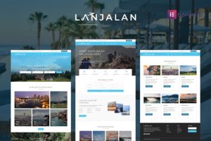 Lanjalan - Tour & Travel Elementor Template Kit