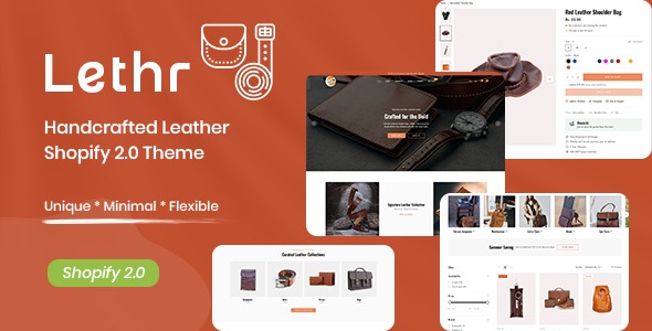 Lethr - Handcrafted Leather Shopify 2.0 Theme