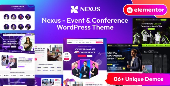 Nexus - Event & Conference WordPress Theme
