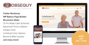 Obsequy - Funeral Home WordPress Theme