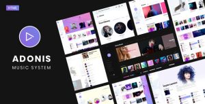 Adonis | Music System Template