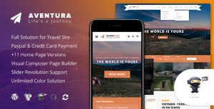 Aventura - Travel & Tour Booking System WordPress Theme