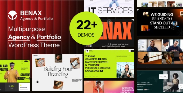 Benax - Agency & Startup Portfolio WordPress Theme