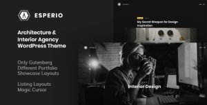 Esperio - Architecture & Interior Agency Gutenberg Theme
