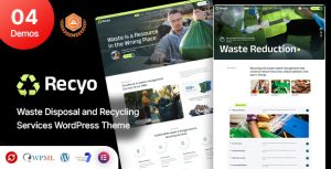 Recyo - Recycling & Waste Management WordPress Theme