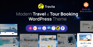 Travila - Modern Travel & Tour Booking WordPress Theme