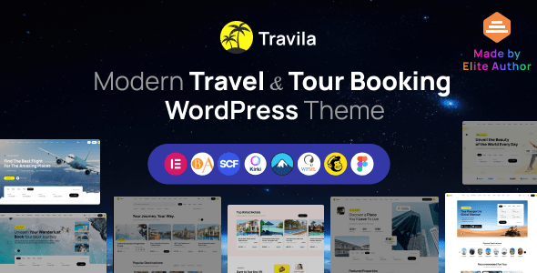 Travila - Modern Travel & Tour Booking WordPress Theme