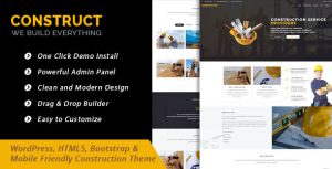 Construct - WordPress Theme for Construction Business