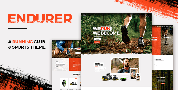 Endurer - Running Club and Sports WordPress Theme