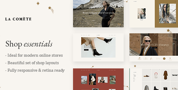 La Comète - Fashion and Clothing Store WordPress Theme