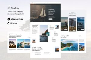 NexTrip - Travel Guide & Agency Elementor Template Kit