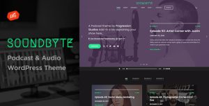 Soundbyte - Podcast/Audio WordPress Theme