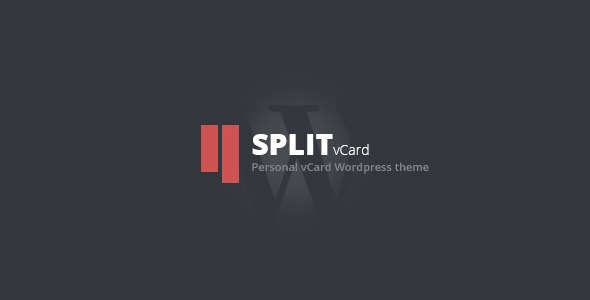 Split : WordPress CV/Vcard Template