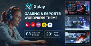 Xplay - Gaming and eSports WordPress Theme
